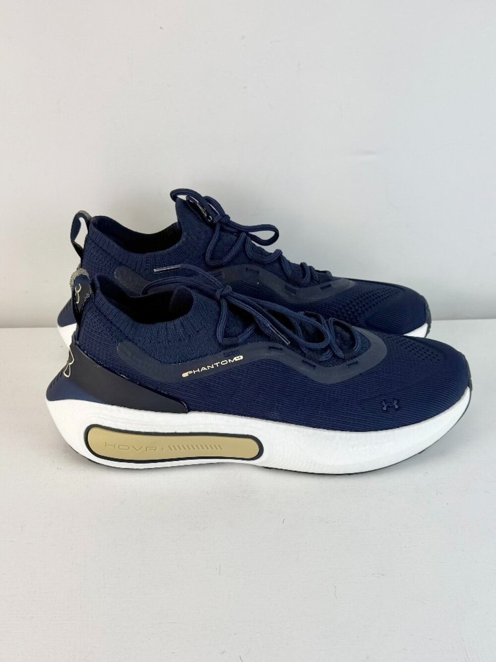 M11/W12.5 - Under Armour Phantom 4 Midshipmen Blue Running Shoes - 3028731-402